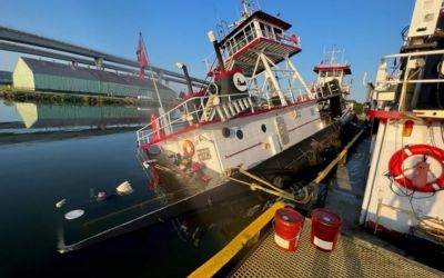 Obstructed valve led to partial sinking of towing vessel near New Orleans, NTSB report reveals